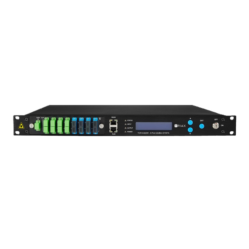 TRIAX TOFA-822W – 8 Port 1550 nm High Power PON EYDFA