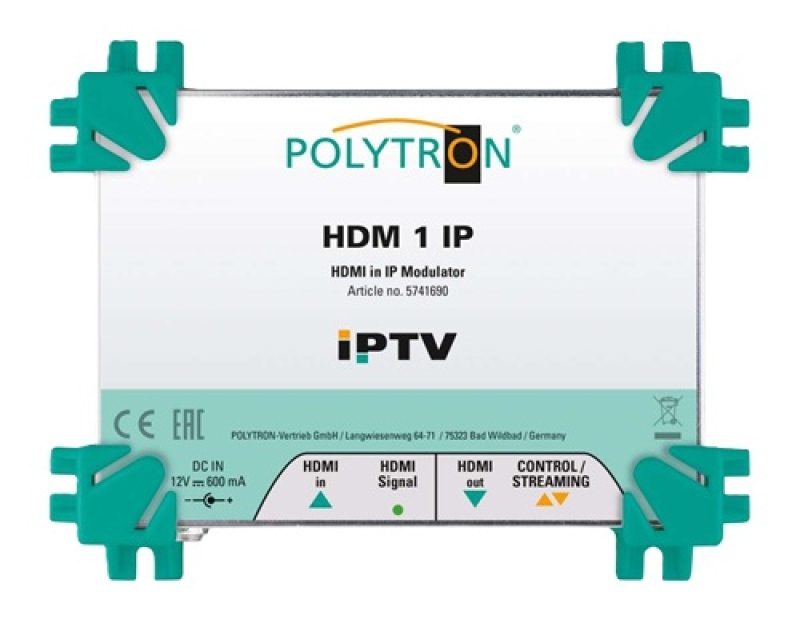 POLYTRON HDMI Modulator HDM-1 IP | Streamer HDM HDM1 IP Encoder IP